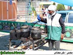 گزارش تصویری خدمت رسانی به زائران امام رضا علیه السلام در علی آباد کتول